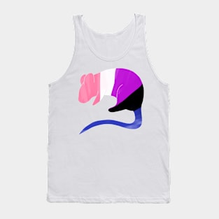 Genderfluid Pride Rat Tank Top